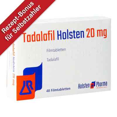 Tadalafil Holsten 20 mg Filmtabletten 48 stk von Holsten Pharma GmbH PZN 15825019