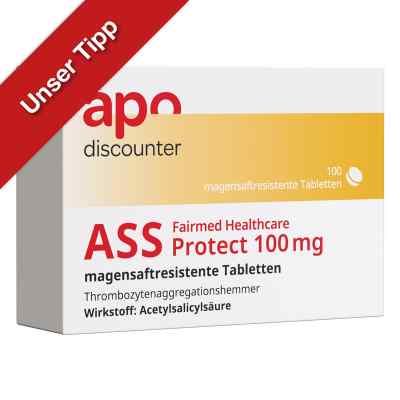 ASS 100 mg Protect, magensaftresistente Tabletten 100 stk von Fair-Med Healthcare GmbH PZN 16762835