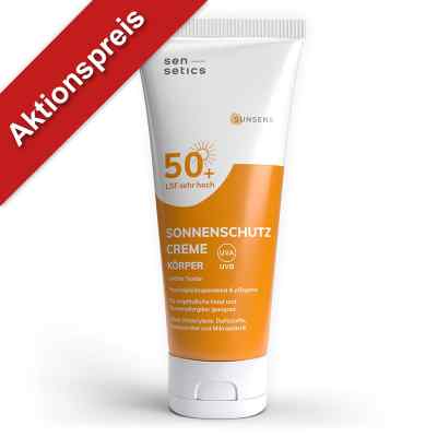 sensetics sunsens Sonnenschutz Creme Körper
