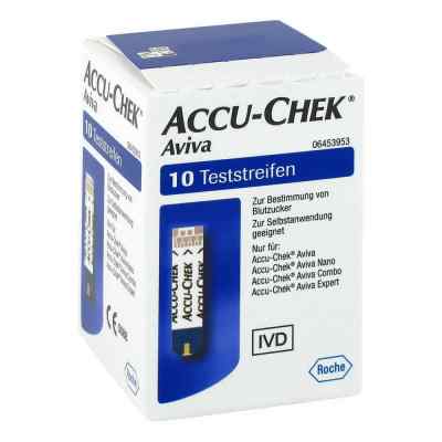 Accu Chek Aviva Teststreifen Plasma Ii 1X10 stk von Roche Diabetes Care Deutschland  PZN 06114957