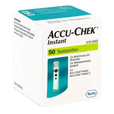 Accu Chek Instant Teststreifen 1X50 stk von Roche Diabetes Care Deutschland  PZN 16796165