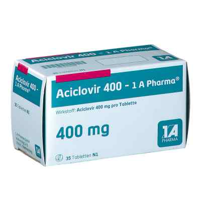 Aciclovir 400-1A Pharma 35 stk von 1 A Pharma GmbH PZN 01332916