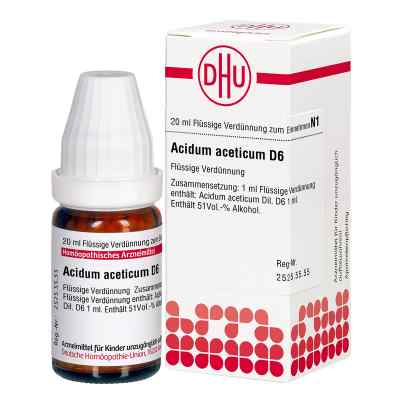Acidum Aceticum D6 Dilution 20 ml von DHU-Arzneimittel GmbH & Co. KG PZN 02604558