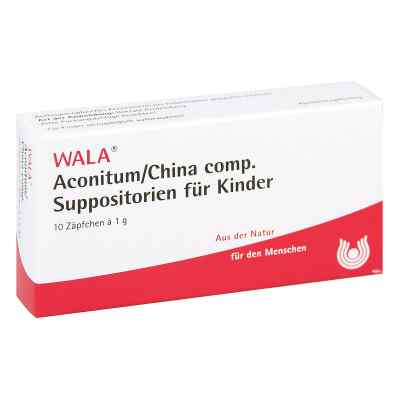 Aconitum/china compositus Suppositorium Kdr. 10X1 g von WALA Heilmittel GmbH PZN 01880747