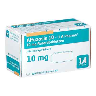 Alfuzosin 10 mg 1a Pharma Retardtabletten 100 stk von 1 A Pharma GmbH PZN 06963969