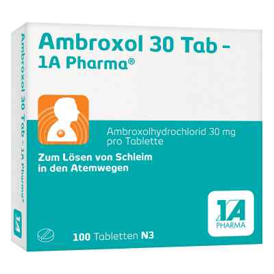 Ambroxol 30 Tab-1A Pharma 100 stk von 1 A Pharma GmbH PZN 03201957