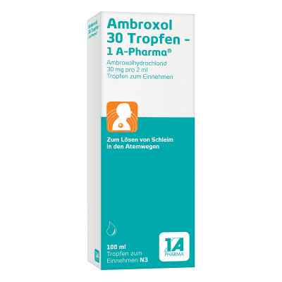 Ambroxol 30 Tropfen-1A Pharma 100 ml von 1 A Pharma GmbH PZN 03202135