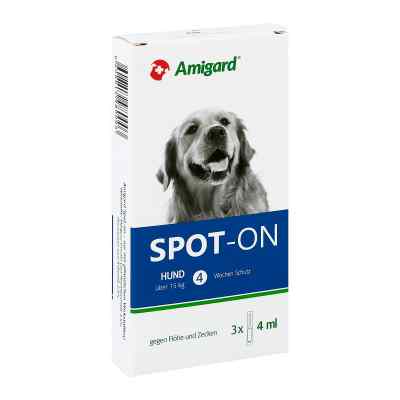 Amigard Spot-on Hund über 15 kg 3X4 ml von Solnova AG PZN 09635332