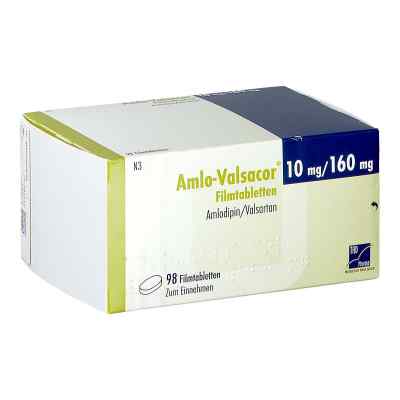 Amlo-valsacor 10 mg/160 mg Filmtabletten 98 stk von TAD Pharma GmbH PZN 15610879