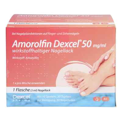 Amorolfin Dexcel 50 Mg/ml Wirkstoffhalt.nagellack 3 ml von Dexcel Pharma GmbH PZN 17417603