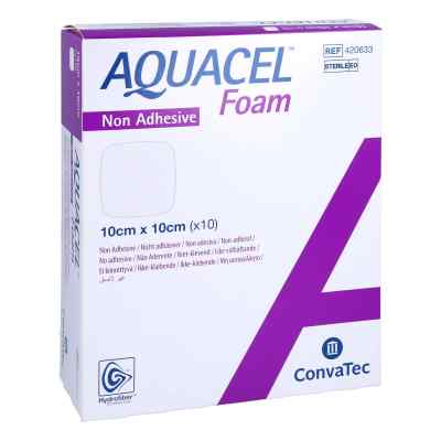 Aquacel Foam nicht adhäsiv 10x10 cm Verband 10 stk von + Prisoma GmbH PZN 16595076