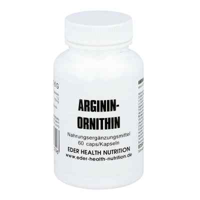 Arginin/ornithin Kapseln 60 stk von EDER Health Nutrition PZN 08448728