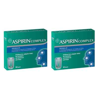 ASPIRIN COMPLEX 2x10 stk von Bayer Vital GmbH PZN 08100580