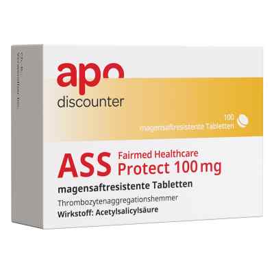 ASS 100 mg Protect, magensaftresistente Tabletten 100 stk von Fair-Med Healthcare GmbH PZN 16762835