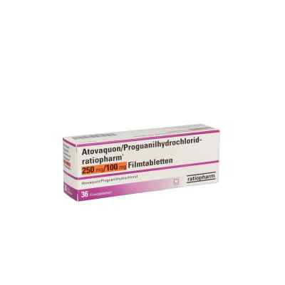 Atovaquon/proguanil-hcl ratiopharm 250/100mg Fta