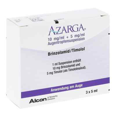 AZARGA 10mg/ml+5mg/ml Augentropfensuspension 3X5 ml von NOVARTIS Pharma GmbH PZN 00672194