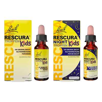Bachblüten Original Rescura Kids Tropfen + Night Tropfen