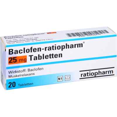 Baclofen ratiopharm 25 mg Tabletten