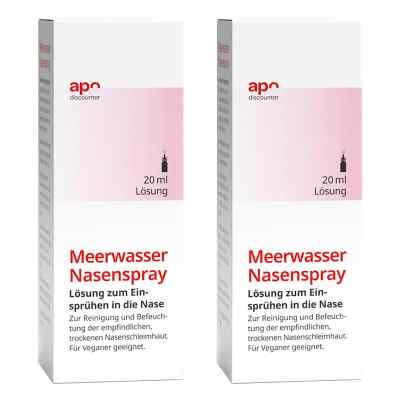 Befeuchtendes Meerwasser Nasenspray 2x20 ml von Pharma Aldenhoven GmbH & Co. KG PZN 08102153