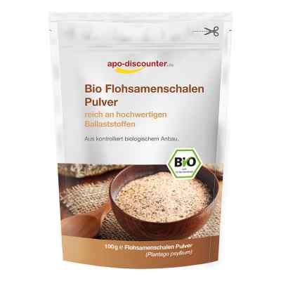 Bio Flohsamenschalen Pulver 100 g von apo.com Group GmbH PZN 16860638