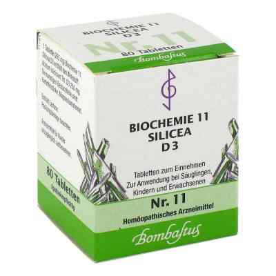 Biochemie 11 Silicea D3 Tabletten 80 stk von Bombastus-Werke AG PZN 01074006
