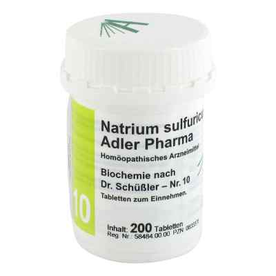 Biochemie Adler 10 Natrium sulf.D6 Adl.ph. Tabletten 200 stk von Adler Pharma Produktion und Vert PZN 00833378
