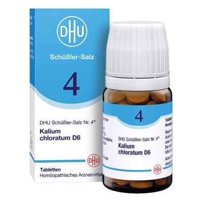 Biochemie DHU Schüßler Salz Nummer 4 Kalium chloratum D6 80 stk von DHU-Arzneimittel GmbH & Co. KG PZN 00274074