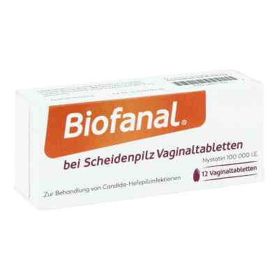 Biofanal bei Scheidenpilz 100 000 I.e. Vaginaltabletten 12 stk von Dr. Pfleger Arzneimittel GmbH PZN 16011158