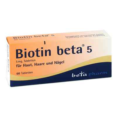 Biotin Beta 5 Tabletten 60 stk von betapharm Arzneimittel GmbH PZN 14278443