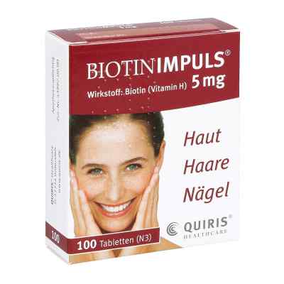 Biotin Impuls 5 mg Tabletten 100 stk von Quiris Healthcare GmbH & Co. KG PZN 08923187