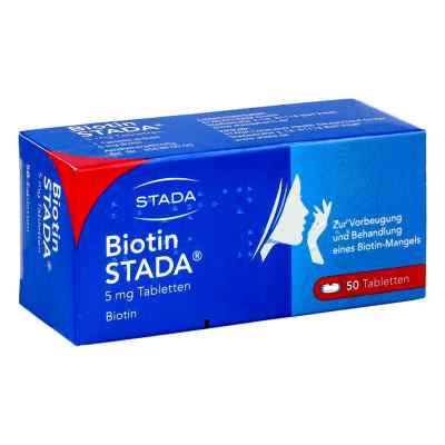 Biotin STADA 5mg Tabletten bei Biotinmangel 50 stk von STADA Consumer Health Deutschlan PZN 01328576