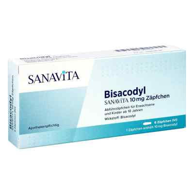 Bisacodyl Sanavita 10 Mg Zäpfchen 6 stk von SANAVITA Pharmaceuticals GmbH PZN 17975177