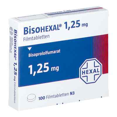 Bisohexal 1,25 mg Filmtabletten 100 stk von Hexal AG PZN 12565693