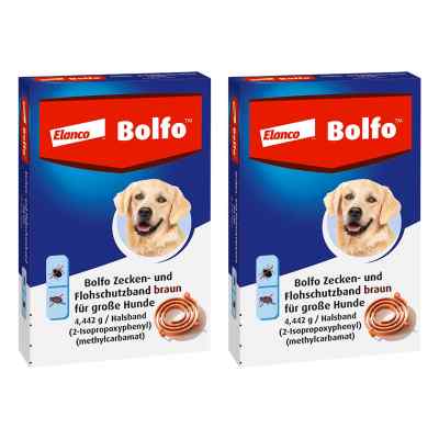 Bolfo Floh- und Zeckenschutzband für große Hunde 2 x1 stk von Elanco Deutschland GmbH PZN 08102637