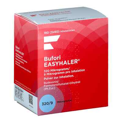 Bufori Easyhaler 320/9 Mikrogramm/Dosis 3 stk von ORION Pharma GmbH PZN 12484279