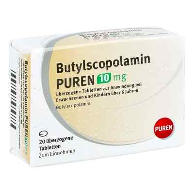 Butylscopolamin Puren 10 Mg überzogene Tab. 20 stk von PUREN Pharma GmbH & Co. KG PZN 17606557