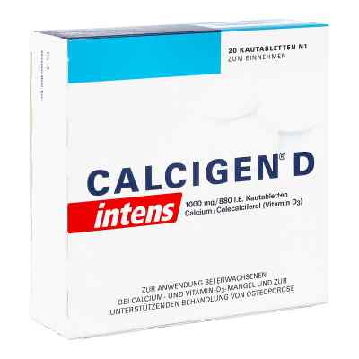 CALCIGEN D intens 1000mg/880 internationale Einheiten 20 stk von Viatris Healthcare GmbH PZN 00417102
