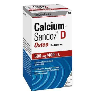 Calcium-Sandoz® D Osteo Kautabletten 500mg/400 I.E.
