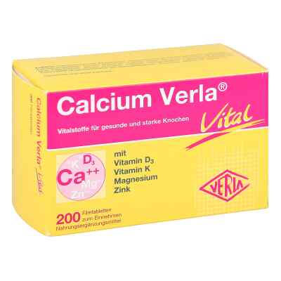 Calcium Verla Vital Filmtabletten 200 stk von Verla-Pharm Arzneimittel GmbH &  PZN 09704837