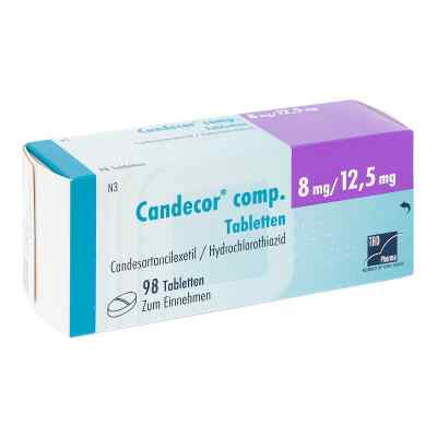 Candecor compositus 8mg/12,5mg 98 stk von TAD Pharma GmbH PZN 09633563