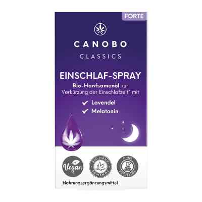 Canobo Bio-hanfsamenöl Einschlaf-spray Hopf./mela. 10 ml von CannaCare Health GmbH PZN 17170723