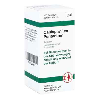 Caulophyllum Pentarkan Tabletten 200 stk von DHU-Arzneimittel GmbH & Co. KG PZN 08534669