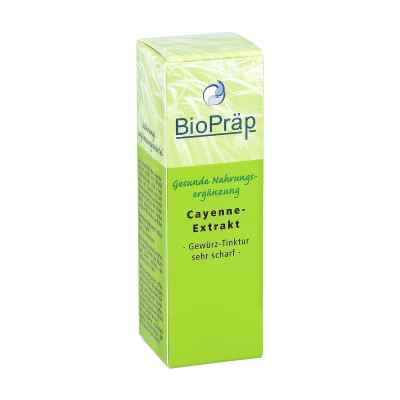 Cayenne Extrakt Gewürz Tinktur 20 ml von BioPräp Biolog.Präp.Handelsges.m PZN 01155874