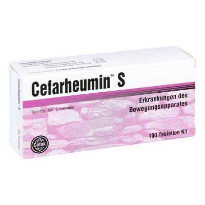 Cefarheumin S Tabletten 100 stk von Cefak KG PZN 07580928