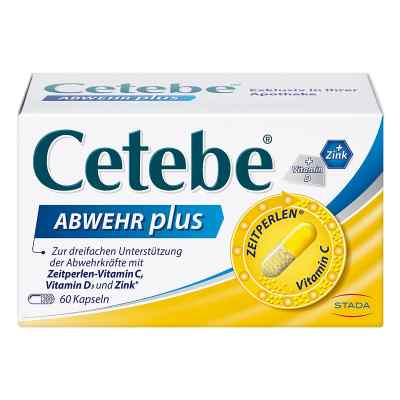 CETEBE Abwehr plus Mit Vitamin C, D und Zink 60 stk von STADA GmbH PZN 02411150