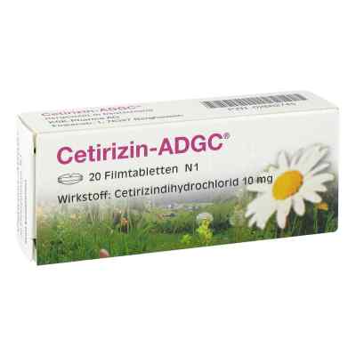 Cetirizin ADGC 20 stk von Zentiva Pharma GmbH PZN 02662745