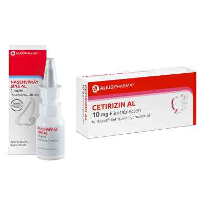 Cetirizin Al 10 Mg Tabletten & Sine Al 1 Mg/ml Nasenspray