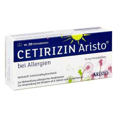 Cetirizin Aristo bei Allergien 10 mg Filmtabletten 20 stk von Aristo Pharma GmbH PZN 09703269