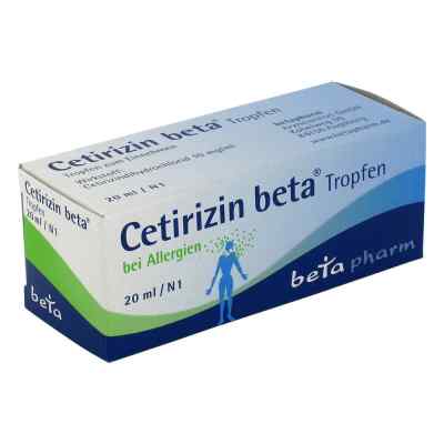 Cetirizin Beta Tropfen Zum Einnehmen 20 ml von betapharm Arzneimittel GmbH PZN 02451095