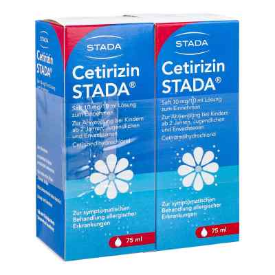 Cetirizin STADA Saft 10mg/10ml Lösung zum Einnehmen bei Allergie 150 ml von STADA GmbH PZN 02418212